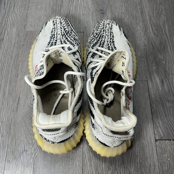 Size 10 - adidas Yeezy Boost 350 V2 Low Zebra Sneakers main image 6